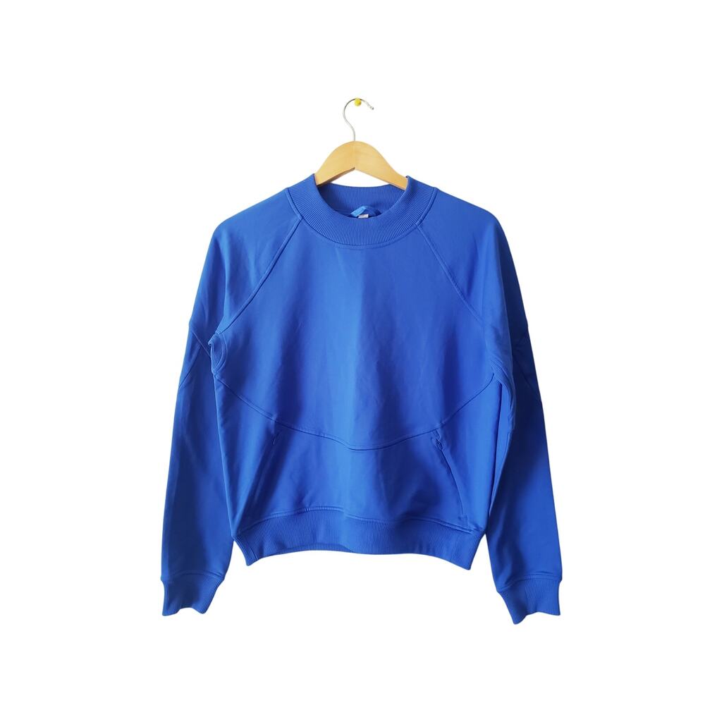 Lululemon City Sweat Crewneck Sweatshirt Blue Size 4